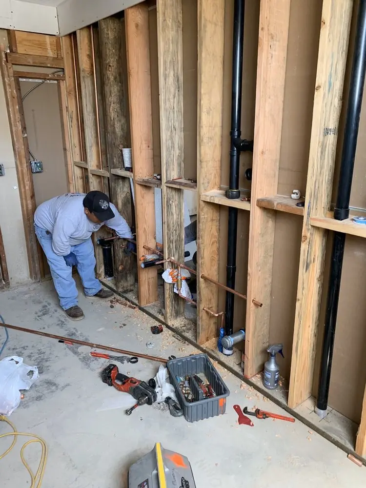 Commercial rough-in plumbing for Water Heater Replacement in Oakwood Estates